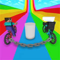 Play Noob: Obby On A Bike Game Online